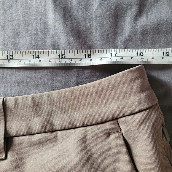 Lululemon ABC Classic Fit Trousers Men 36x26 Brown Chino Pants Warpstreme M5AR1S - Picture 2 of 8